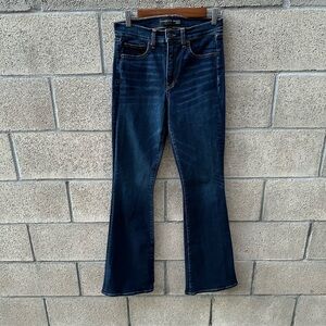 Veronica Beard Beverly Skinny Flare High Rise Dark Vintage Blue Women’s Size 28